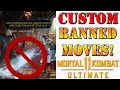 All the Banned Custom Variation moves in Mortal Kombat 11 Ultimate