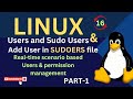 How to Give SUDO Access to a User using SUDOERS | SU and SUDO Commands in Linux | SN Linux