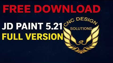 ✅ JD Paint 5.21 Free Download | Full Version Setup for Windows 7 to 11 (100% Working) #JDPaint #cnc