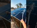 Solar panel cleaning solar solarsystem viral trendingreels solarcleaning