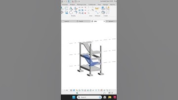 Structuurtrap 3D BIM-model in Revit