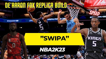 De’Aaron Fox “Swipa” Replica build on NBA 2K23