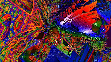 Through the Gemstone Labyrinth Fractal