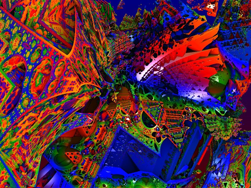 Through the Gemstone Labyrinth Fractal - YouTube
