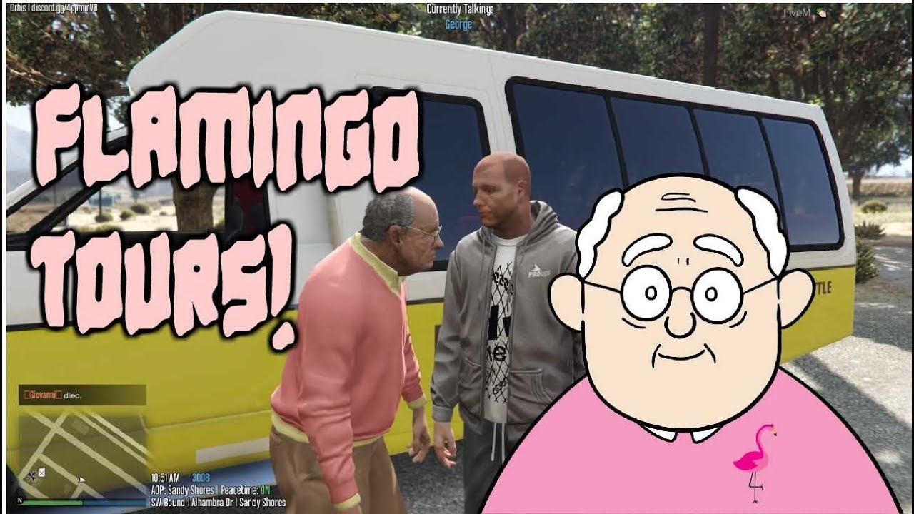 OLD MAN ROLEPLAY AS TOUR BUS DRIVER!!? (GTA RP) - YouTube