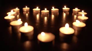 Burning Heart Candles - Full Hd