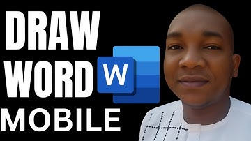 How to Draw on MS Word Document in Mobile (Android) || Microsoft Word Tutorial