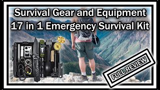 Lindafo Survival Gear and Equipment 17 in 1 Emergency Survival Kit for Camping FULL REVIEW