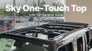 Jeep Sky One-Touch Roof Operation | How-to