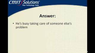 Why does my Reno computer support guy takes forever to call me back?
