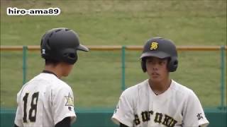 《秋季県大会・準決勝》【好守あり】  下城壮斗二塁手（崇徳）【長打あり】