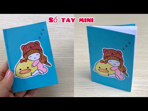 Video (611) Cách làm sổ tay mini bằng giấy A4 | ASMR - youtube