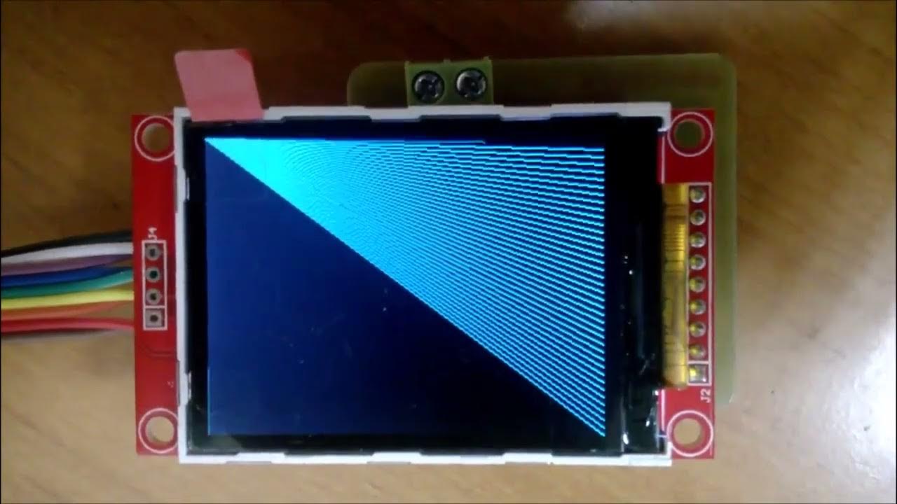 TFT 2.2" ILI9341 with Arduino Nano - YouTube