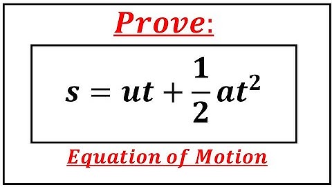 How to Prove Second Equation of Motion (Calculus Method)?