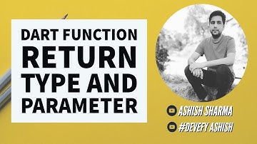 Function Return Type and Parameter in Dart In Hindi Tutorials | Dart Programming Tutorials
