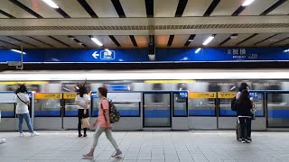 [臺北捷運]板南線 BL07板橋 進站前行經彎道的磨軌聲/C321