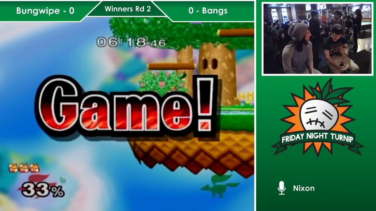 Bungwipe (Fox) vs. Bangs (Falco)