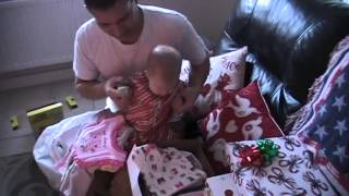 Audrey's first Christmas 25 December 2013