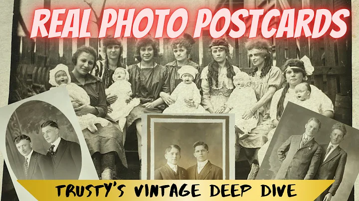 Exploring Real Photo Postcards (RPPC) - how to identify and date them - Trusty's Vintage Deep Dive