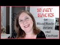 10 ART LIFE HACKS  for Mixed Media Artists and Crafters- Eco-Friendly Art