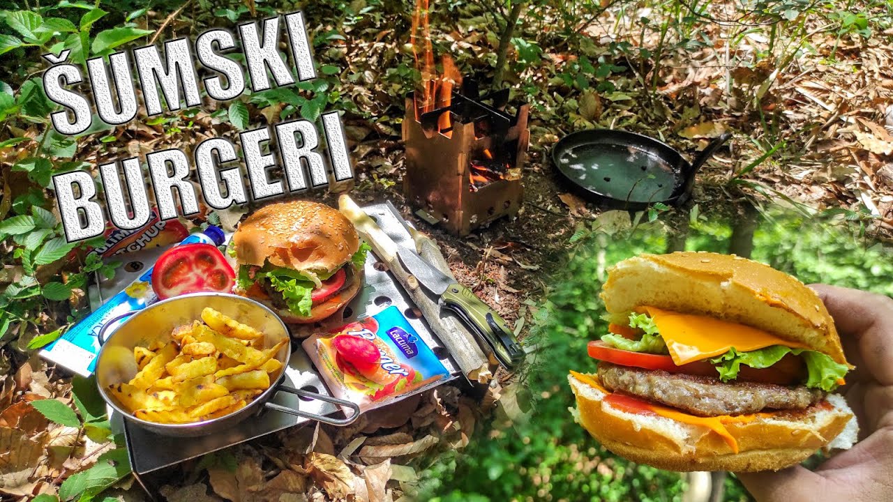 Šumski čizburger sa pomfritom!