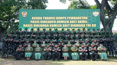 Pengukuhan Warga Baru Korps Komunikasi dan Elektronika Angkatan Darat
