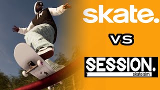 SKATE 4 vs SESSION (and SKATER XL...I guess)