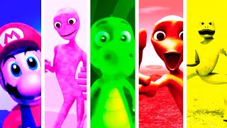 Patila VS Dame Tu Cosita VS Me Kemaste VS Crazy Frog VS Alien Green Funny Color dance challenge