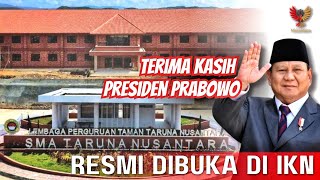 Sma Taruna Nusantara Dibuka Di Ikn Siswa Dari Seluruh Indonesia Berdatangan