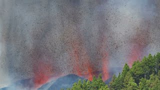 Espagne : un volcan entre en éruption sur l'île de La Palma aux Canaries • FRANCE 24