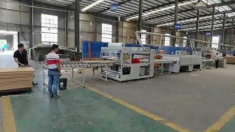 DOORS shrink wrap packaging. Two side sealing with heat shrinking tunnel.