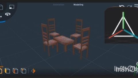Macking prisma 3d to chair and table
