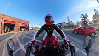 Ride 413  - Insta 360 X4   Honda CBR650R 2025 Akrapovic Racing Line