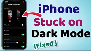 iPhone stuck on dark mode when select light mode | iPhone 14 pro max, iPhone 12 Pro and 13 pro iOS16