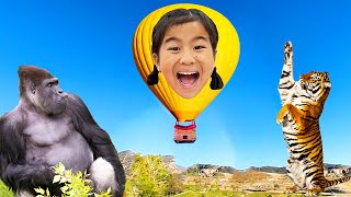 Jannie Goes to the Zoo and Learns about Animals | San Diego Wildlife Zoo screenshot 5