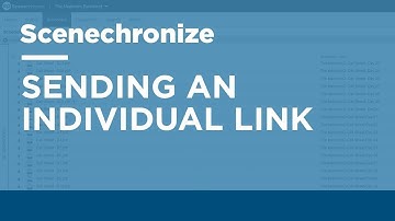 Scenechronize POA - Sending an Individual Link