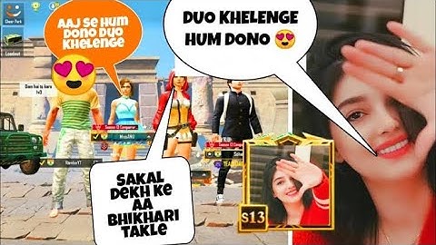 GIRLS CALL ME NOOB IN PUBG | KALFAN JOINED 3 RANDOM  GIRLS👩🏼‍⚖️ SQUAD LIKE BOT,😍 | PUBG MOBILE