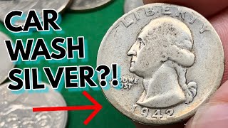 Rare Find! Silver Quarter Found At Car Wash!