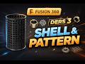 Fusion 360 - Ders 3- Shell Komutu, Pattern Oluşturma