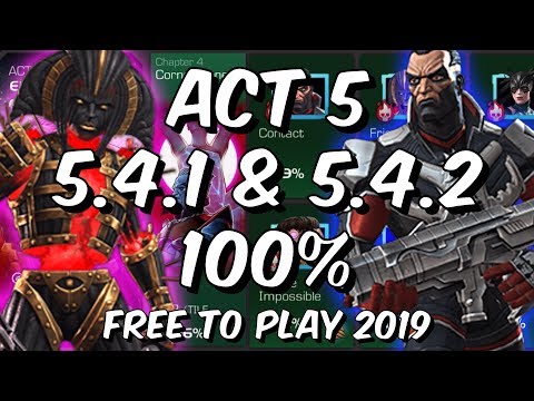 Act 5 Chapter 4 - 5.4.1 & 5.4.2 100% - Free To Play Adventures 2019! - Marvel Contest Of Champions - Act 5 Chapter 4 - 5.4.1 & 5.4.2 100% - Free To Play Adventures 2019! - Marvel Contest Of Champions