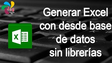 Generar archivo de Excel con PHP desde base de datos (Sin librerías)