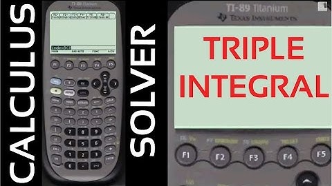 Triple Integral Step by Step TI89 | Every Step Calculus