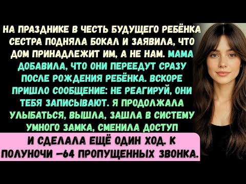 На нашем празднике в честь будущего малыша моя сестра подняла бокал и сказала: Это было ошибкой...