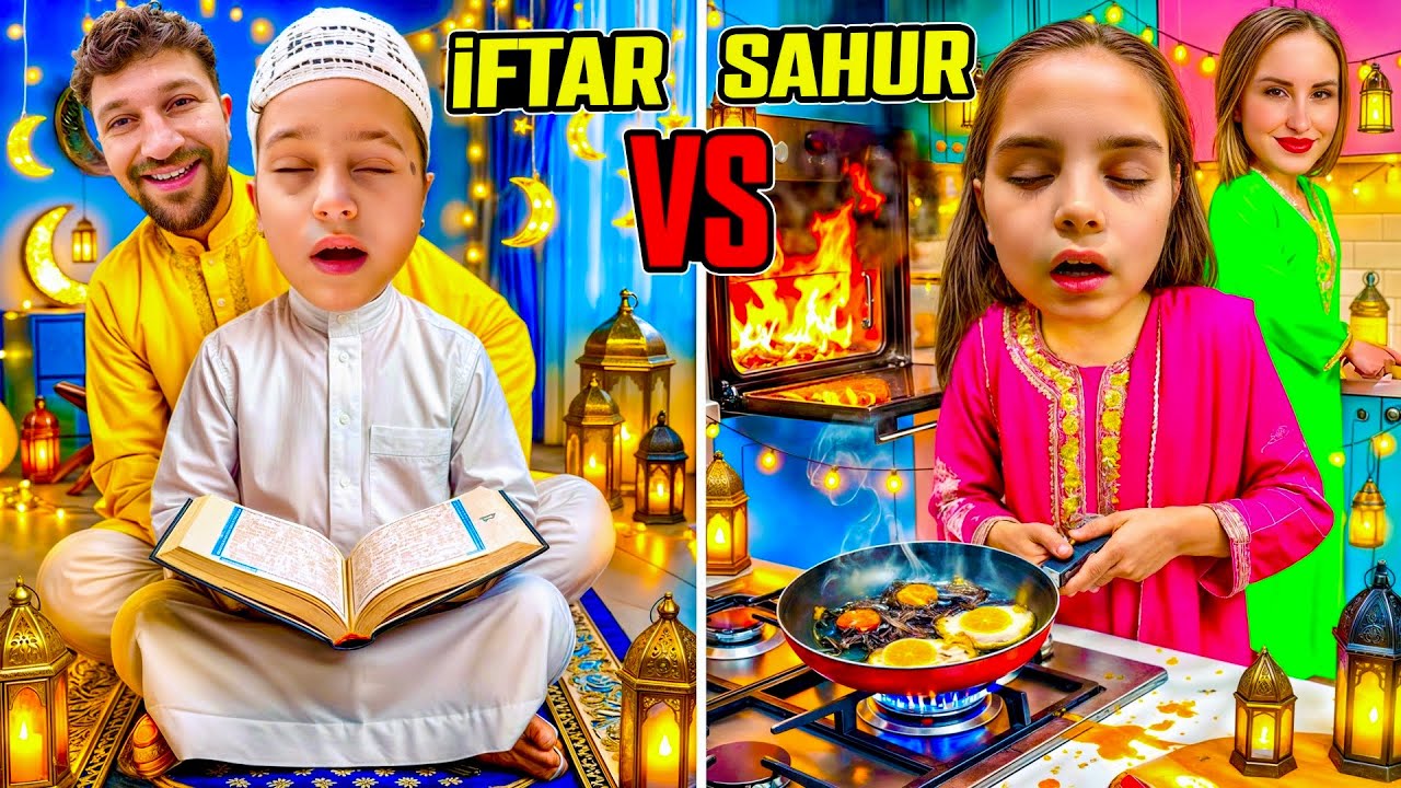 KUZEY ELİF İLE İLK İFTAR SAHUR VLOG !! 