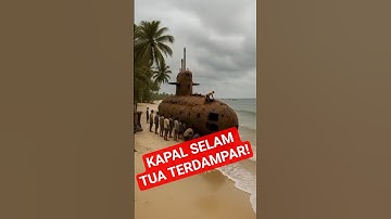 Kenapa Ada Kapal Selam Tua di Sini? Penemuan Aneh yang Bikin Geger Warga #reels #shorts #fyp