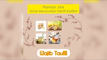 Manfaat Jahe untuk Menurunkan berat badan