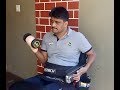 Dumbbells workout for a paraplegic by anantha rao athlete