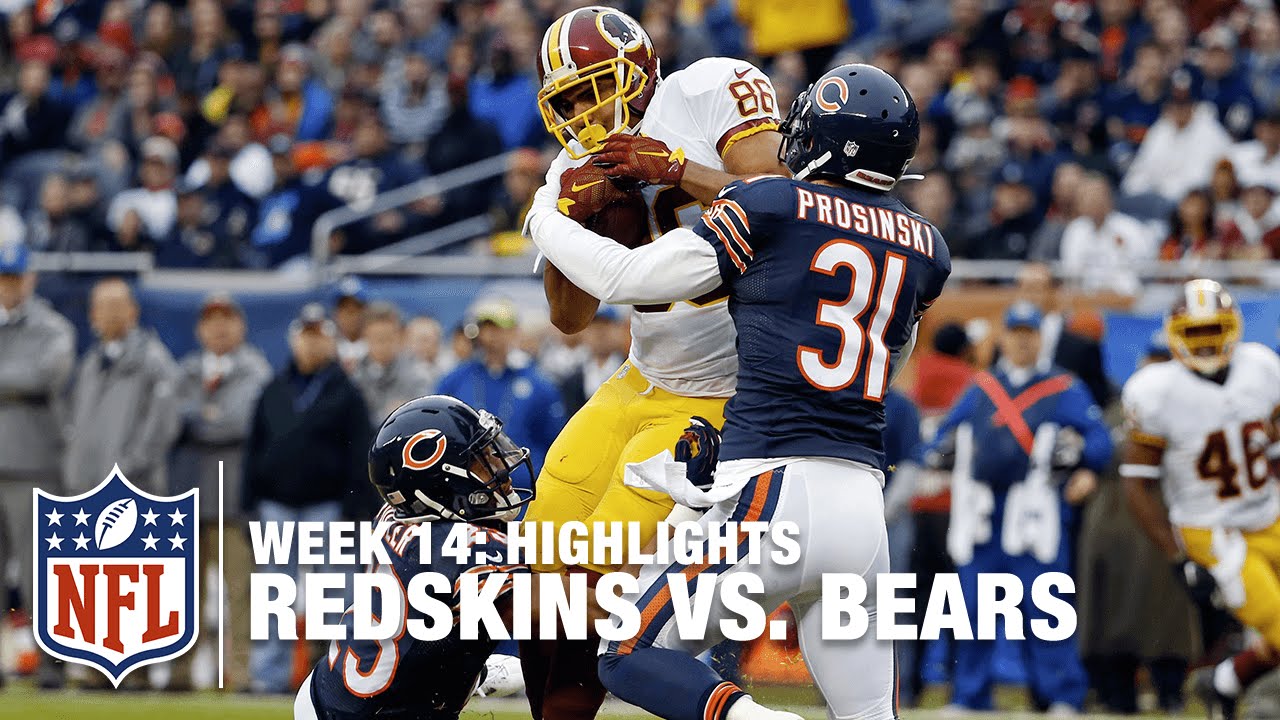 Redskins vs. Bears | Week 14 Highlights | NFL