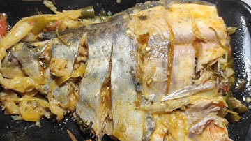 cooking whole fish with bambooshoot,naga style recipe @ naga masala kitchen