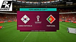 FIFA 23- Portugal vs Korea Republic - FIFA WORLD CUP QATAR 2022- PC Gameplay [2K60].